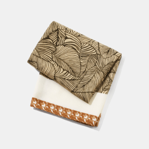 Bandana Rétro En Polyester À Motif Feuille, 1 Pièce h5 Image3