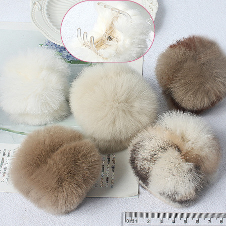Pinces à cheveux pour femmes en polyester à imprimé léopard mignon, collection romantique