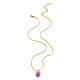 Collier pendentif violet Image2