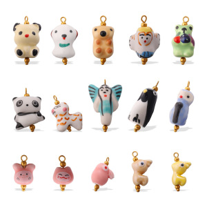 1 Pendentif Animal Mignon En Céramique À Faire Soi-Même h5 Image4