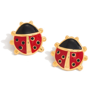 Ensembles De Bijoux Pour Femmes Vivid Ladybird En Acier Inoxydable Étanche Couleur Or h5 