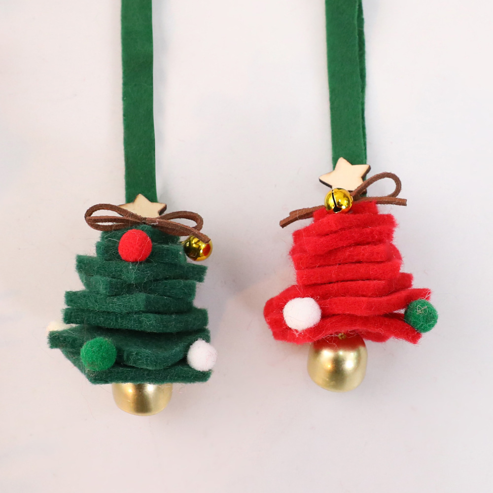 1 Sapin De Noël Classique En Feutrine De Laine - Fournitures De Fête Image4
