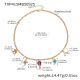 TXP415-Collier DIY en or 41+5cm 