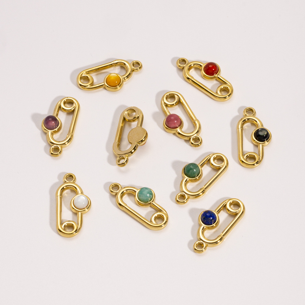 Pendentif Femme Étanche En Acier Inoxydable, Forme Irrégulière, À Monter Soi-Même (1 Pièce) Image2
