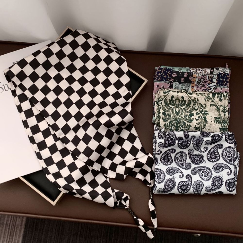 Bandana Pour Femme En Polyester À Motif Cachemire Romantique, 1 Pièce Image2