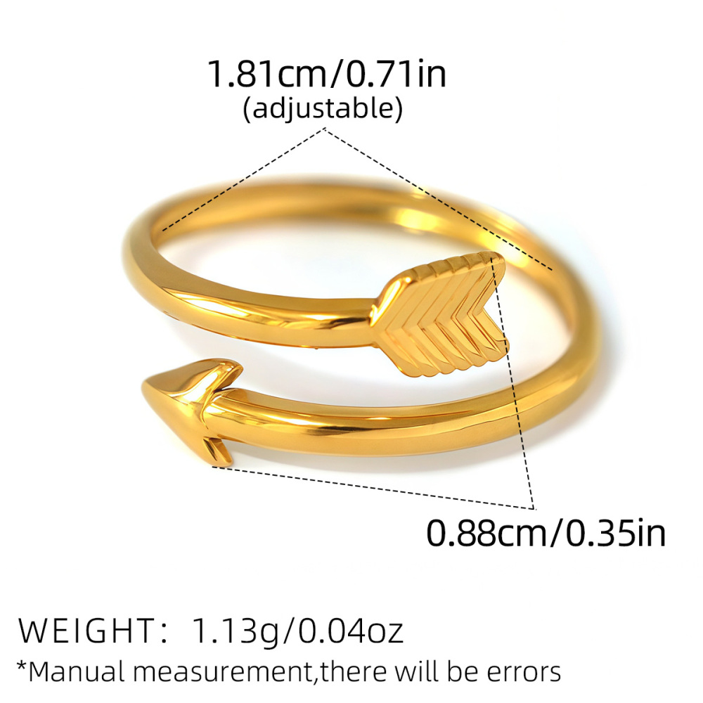 Bague Femme Simple Et Élégante En Acier Inoxydable Imperméable, De Forme Irrégulière, À Porter Au Quotidien. Image2