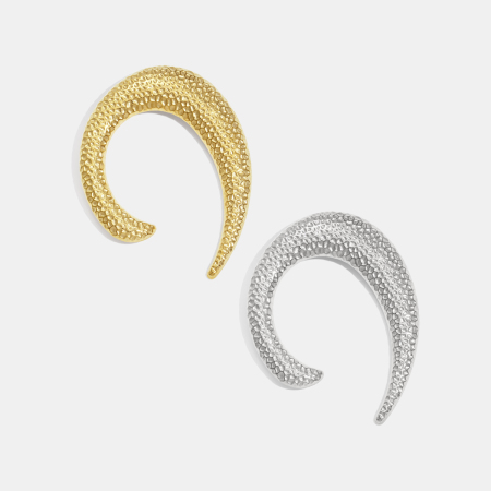Broche en acier inoxydable étanche en forme de U, couleur or (1 pièce)