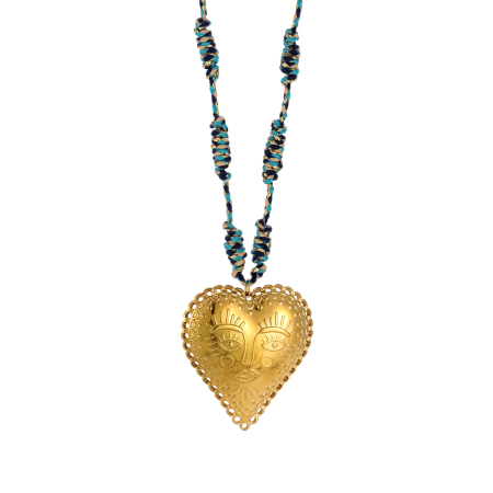 Collier pendentif femme en acier inoxydable imperméable avec pendentif cœur romantique (1 pièce)