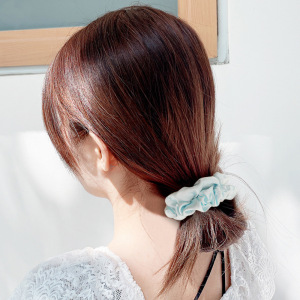 1 Chouchou Quotidien En Tissu De Couleur Unie Pour Femme h5 Image3
