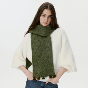 1 Écharpe D'Hiver En Laine À Pompons Vogue Pour Femme h5 
