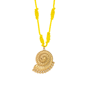 Collier Pendentif Femme En Acier Inoxydable Doré, Orné D'Un Coquillage Charmant (1 Pièce) h5 Image6
