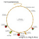 TXP416-Collier DIY en or 41+5cm 