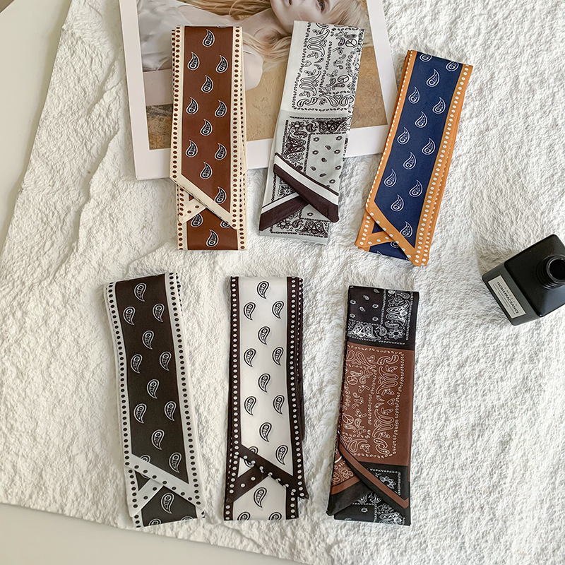 Bandana Pour Femme En Polyester À Motif Cachemire Rétro, 1 Pièce Image3