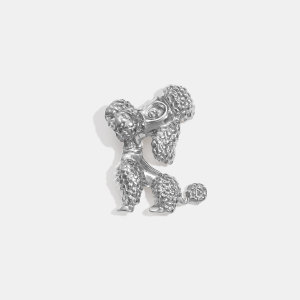 Broche En Acier Inoxydable Doré, Forme Caniche (1 Pièce) h5 Image4