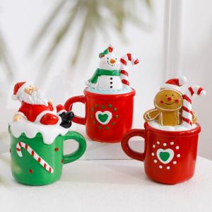 Mug De Noël En Résine (1 Pièce) - Fournitures De Fête h5 Image5