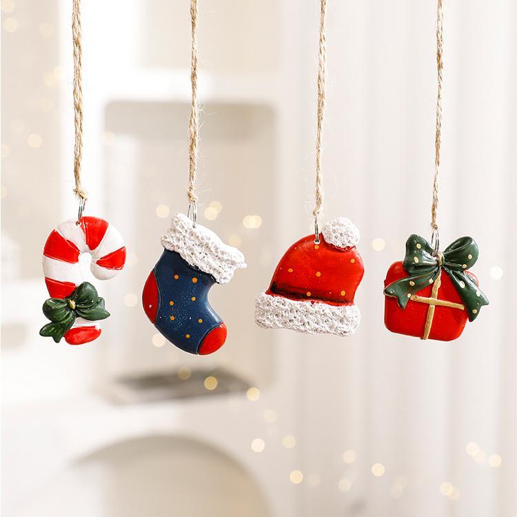 1 Mini Décoration De Noël En Résine Pour Fêtes Image4
