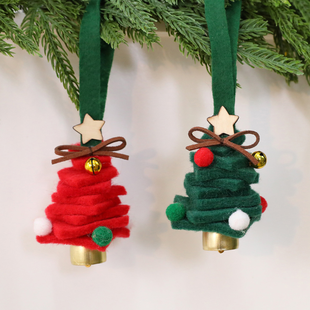 1 Sapin De Noël Classique En Feutrine De Laine - Fournitures De Fête Image3