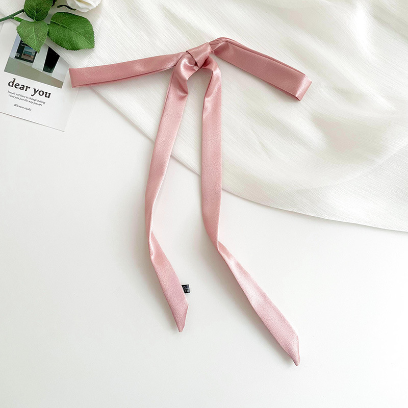 Bandana Élégant En Polyester De Couleur Unie Pour Femme, 1 Pièce Image4