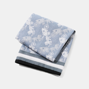 Bandana En Polyester À Motif De Calèche Rétro 1 Pièce h5 Image3