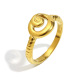 Petite bague spirale en or/numéro 6 Image4