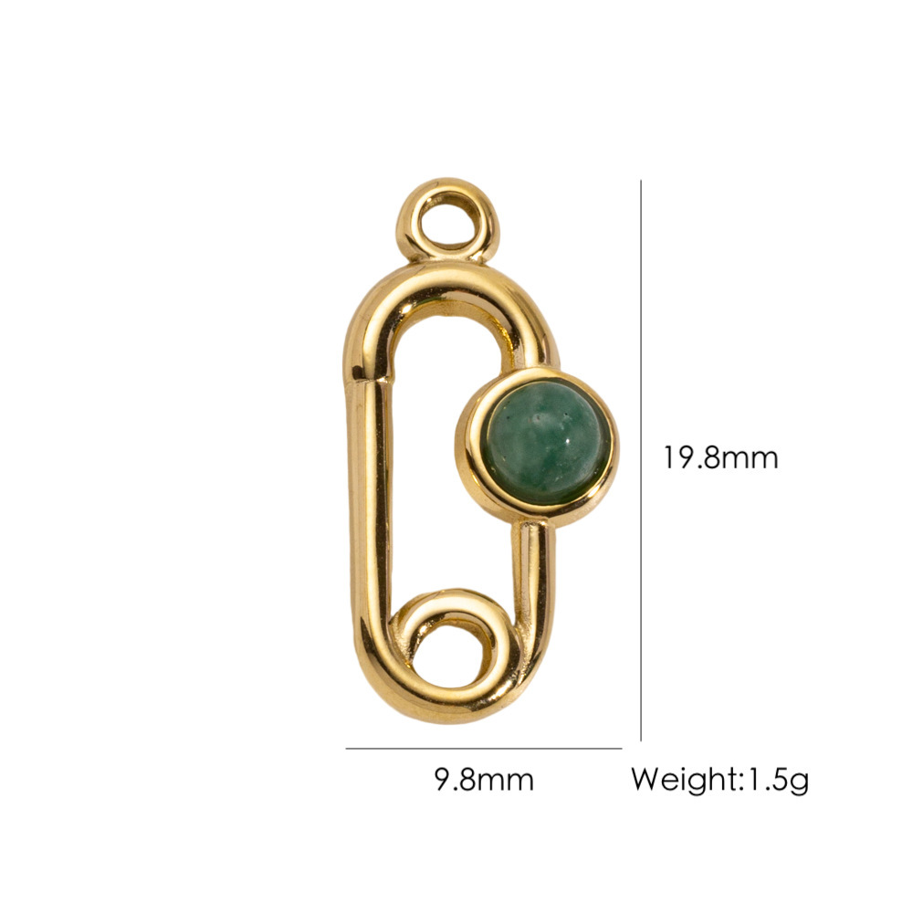 Pendentif Femme Étanche En Acier Inoxydable, Forme Irrégulière, À Monter Soi-Même (1 Pièce) 