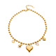Collier Grand Cœur 40+5cm