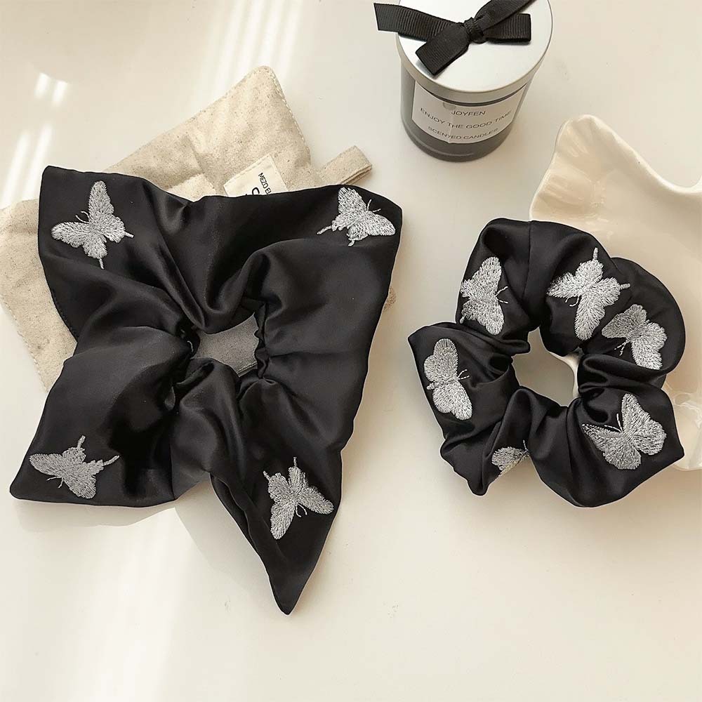 1 Chouchou Papillon Romantique En Polyester Pour Femme Image2