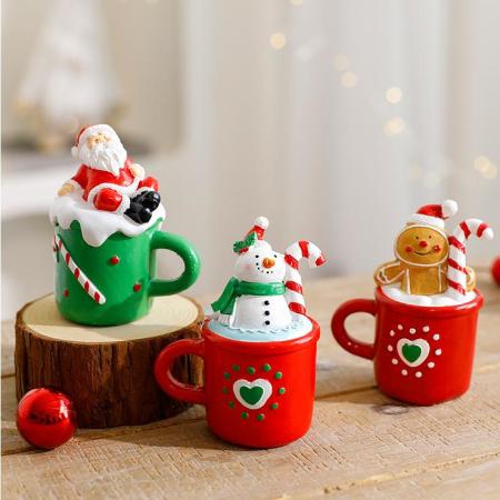 Mug de Noël en résine (1 pièce) - Fournitures de fête