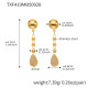TXF419-Boucles d'oreilles à pampilles en zircon Image3