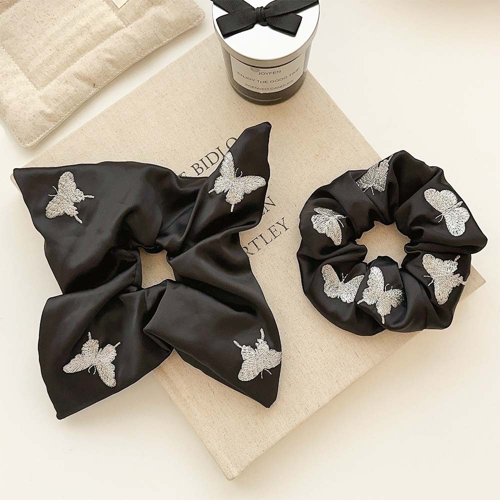 1 Chouchou Papillon Romantique En Polyester Pour Femme Image4