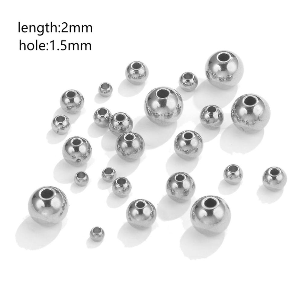 Perles D'Espacement En Acier Inoxydable De Forme Irrégulière, Série Simple, À Faire Soi-Même