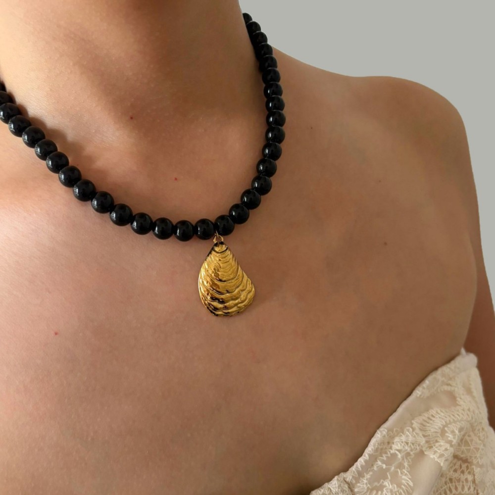 Collier Pendentif En Perles De Verre 1 Pièce h5Image5