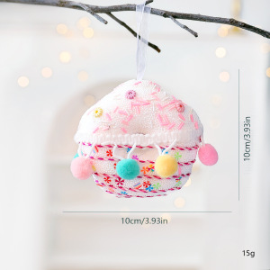 1 Pièce De Décorations Alimentaires De Noël En Mousse De Polyuréthane Blanche Pour Fêtes h5 