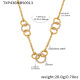 TXP436-Collier en or 39+5cm 