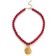 Collier de perles rouges Image3