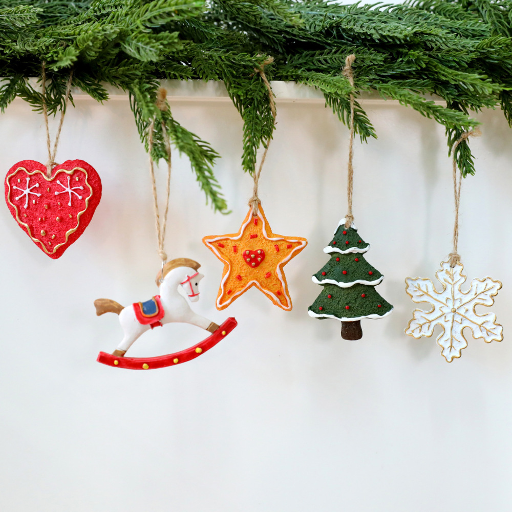 1 Pièce De Décoration De Noël Classique En Résine Pour Femmes h5Image2