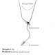 Collier en argent et zirconium noir Image2