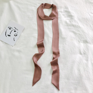 Bandana Classique En Polyester De Couleur Unie Pour Femme, 1 Pièce h5 Image3