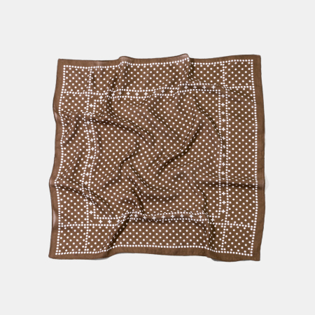 Bandana rétro en polyester à pois, 1 pièce
