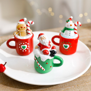 Mug De Noël En Résine (1 Pièce) - Fournitures De Fête h5 Image3