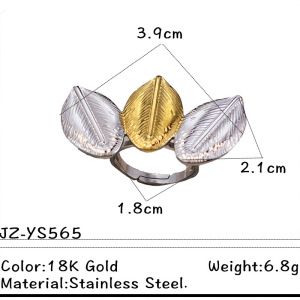 Bracelet Manchette Étanche En Acier Inoxydable En Forme De Fleur, Coloris Assortis (1 Pièce) h5