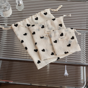 1 Sac À Bijoux Simple En Forme De Cœur h5 Image2