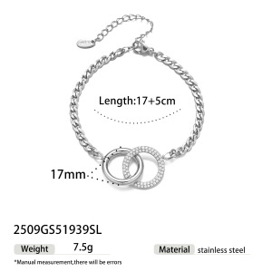 Ensemble De Colliers Étanches À Double Anneau En Acier Inoxydable h5 