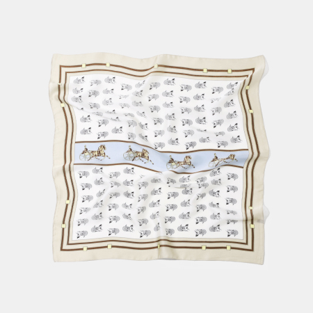 Bandana en polyester à motif cheval rétro 1 pièce