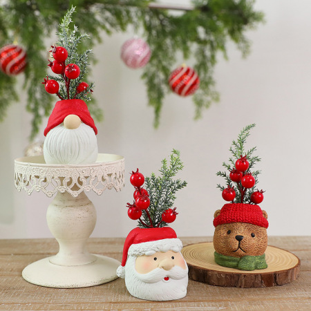1 décoration de Noël en résine pour fêtes 2
