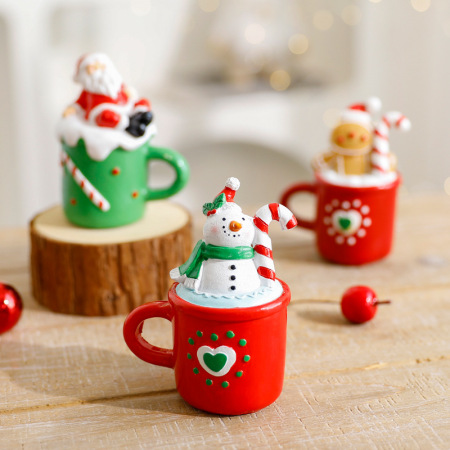 Mug de Noël en résine (1 pièce) - Fournitures de fête 2