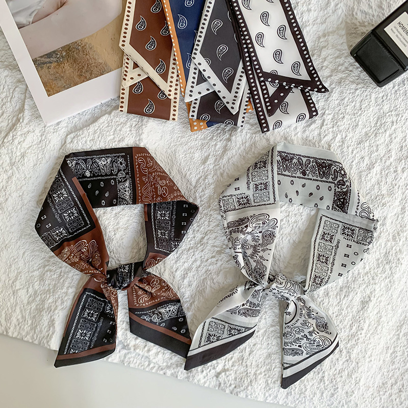 Bandana Pour Femme En Polyester À Motif Cachemire Rétro, 1 Pièce Image4
