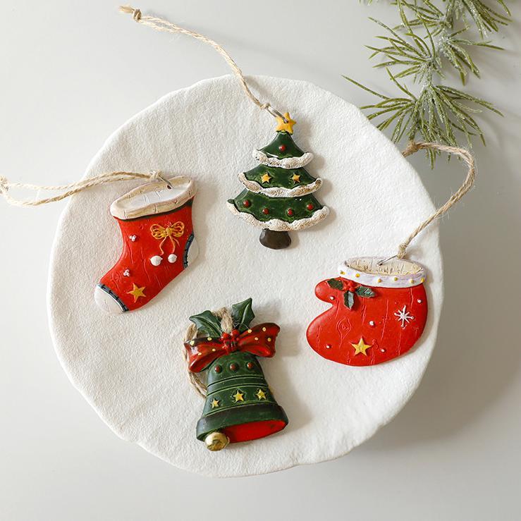 1 Mini Décoration De Noël En Résine Pour Fêtes Image3
