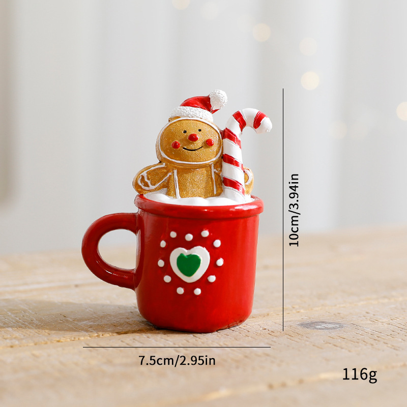 Mug De Noël En Résine (1 Pièce) - Fournitures De Fête 