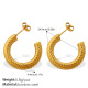 Petites boucles d'oreilles en or Image6